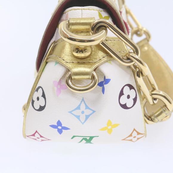 LOUIS VUITTON Monogram Multicolor Marilyn All Hand Bag White M40206 - Picture 5 of 16